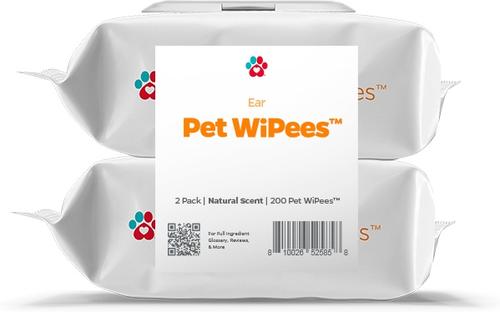 Show full view: Pet Parents Pet WiPees Natural Scent Cat & Dog Ear Wipes, 200 count slide 3 of 10
