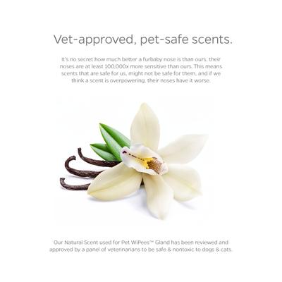 Show full view: Pet Parents Pet WiPees Natural Scent Cat & Dog Gland Grooming Wipes, 100 count slide 8 of 10
