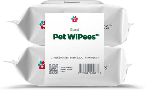 Show full view: Pet Parents Pet WiPees Natural Scent Cat & Dog Gland Grooming Wipes, 200 count slide 2 of 10
