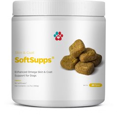 Pet Parents Skin & Coat SoftSupps Omega Skin & Coat Dog Supplement, 90 count