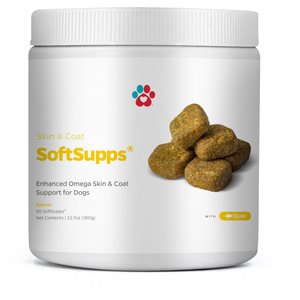 Pet Parents Skin & Coat SoftSupps Omega Skin & Coat Dog Supplement, 90 count