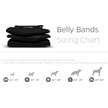 Show in main carousel: Pet Parents Washable Belly Band Male Dog Diapers, Dog Wraps & Extendrs, Black, X-Small: 11 to 13-in waist, 3 count slide 6 of 10