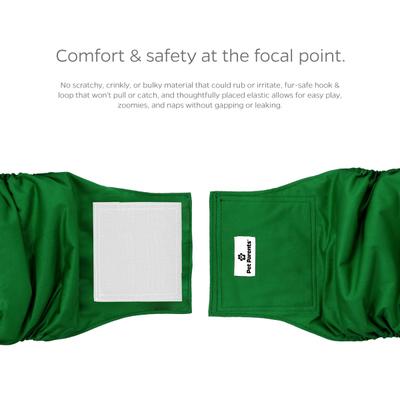 Show full view: Pet Parents Washable Belly Band Male Dog Diapers, Dog Wraps & Extendrs, Gentlemen, Medium: 16 to 20-in waist, 3 count slide 5 of 10