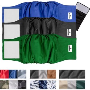 Pet Parents Washable Belly Band Male Dog Diapers, Dog Wraps & Extendrs, Gentlemen, X-Small: 11 to 13-in waist, 3 count