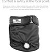 Show in main carousel: Pet Parents Washable Male & Female Dog Diapers + Extendrs, Black, X-Small: 4 to 10-in waist, 3 count slide 5 of 10