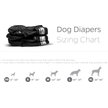 Show in main carousel: Pet Parents Washable Male & Female Dog Diapers + Extendrs, Black, X-Small: 4 to 10-in waist, 3 count slide 6 of 10