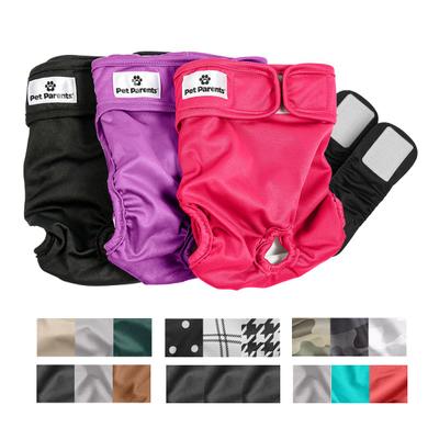 Show full view: Pet Parents Washable Male & Female Dog Diapers + Extendrs, Princess, X-Large: 26 to 35-in waist, 3 count slide 1 of 10