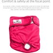 Show in main carousel: Pet Parents Washable Male & Female Dog Diapers + Extendrs, Princess, X-Small: 4 to 10-in waist, 3 count slide 5 of 10