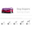 Show in main carousel: Pet Parents Washable Male & Female Dog Diapers + Extendrs, Princess, X-Small: 4 to 10-in waist, 3 count slide 6 of 10