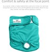 Show in main carousel: Pet Parents Washable Male & Female Dog Diapers + Extendrs, Southern Belle, X-Small: 4 to 10-in waist, 3 count slide 5 of 10