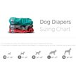 Show in main carousel: Pet Parents Washable Male & Female Dog Diapers + Extendrs, Southern Belle, X-Small: 4 to 10-in waist, 3 count slide 6 of 10
