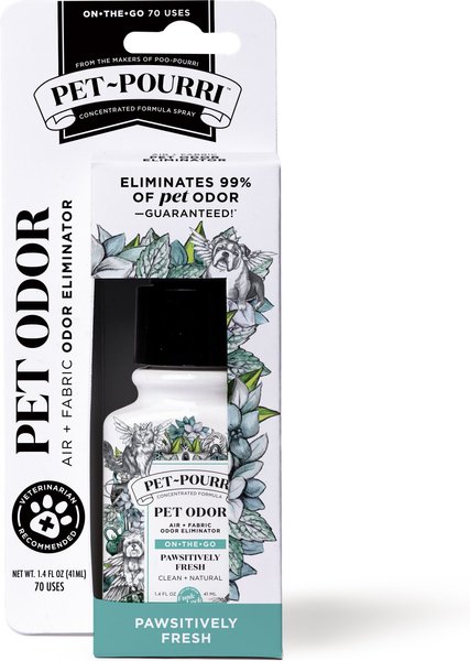 Show full view: Pet-Pourri Pawsitively Fresh Air + Fabric Dog & Cat Odor Eliminator, 1.4-fl oz bottle slide 2 of 5