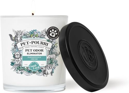 Show full view: Pet-Pourri Pawsitively Fresh Dog & Cat Odor Eliminator Candle, 7.5-oz jar slide 1 of 3