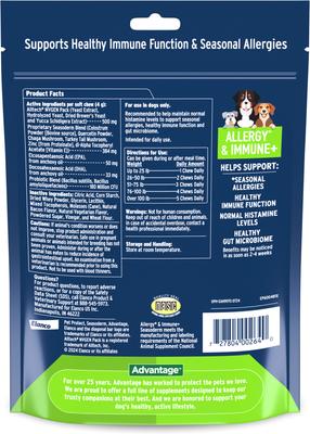 Show full view: Pet Protect Allergy & Immune+ Supplement for Dogs, 60 count slide 3 of 12