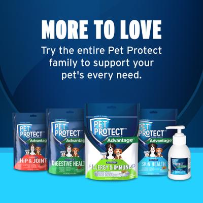 Show full view: Pet Protect Allergy & Immune+ Supplement for Dogs, 60 count slide 9 of 12