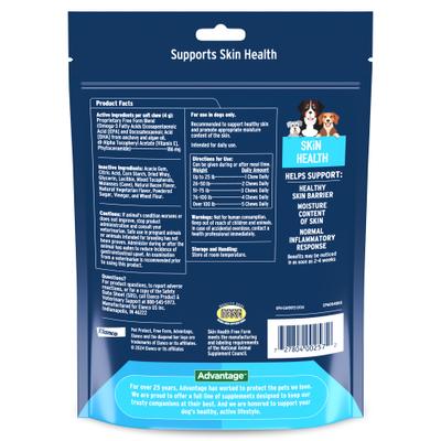 Show full view: Pet Protect Skin Health Supplement for Dogs, 60 count slide 3 of 12