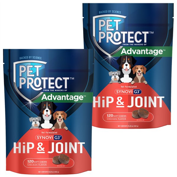 Pet Protect Alenza Body Comfort+ Chicken Flavored Soft Chew Supplement for Active & Aging Dogs