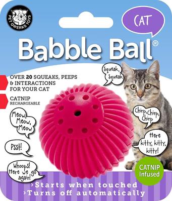 Show full view: Pet Qwerks Babble Ball Kitten Toy with Catnip slide 7 of 10