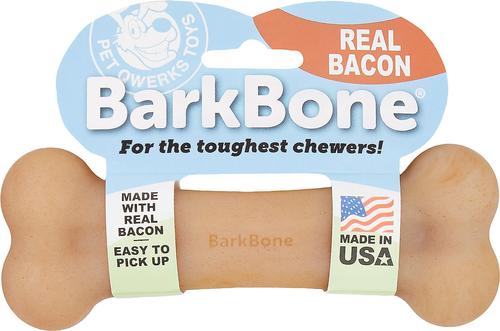 Show full view: Pet Qwerks BarkBone Bacon Flavor Tough Dog Chew Toy, Medium slide 6 of 9