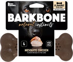 Pet Qwerks Barkbone Mesquite Chicken Flavor Tough Dog Chew Toy, Large slide 1 of 7