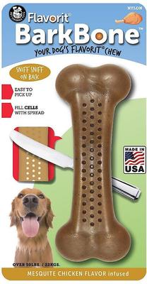 Show full view: Pet Qwerks Barkbone Mesquite Chicken Flavor Tough Dog Chew Toy, Large slide 7 of 10