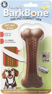 Show full view: Pet Qwerks Barkbone Peanut Butter Flavor Tough Dog Chew Toy, Medium slide 7 of 10