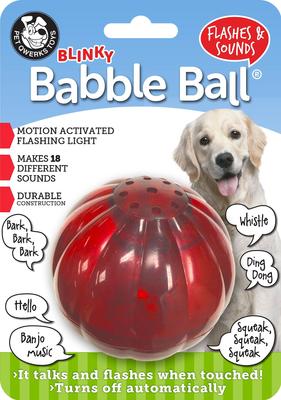 Show full view: Pet Qwerks Blinky Babble Ball Dog Toy, Large slide 6 of 9
