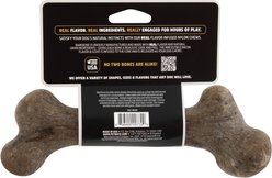 Pet Qwerks Dinosaur BarkBone Bacon Flavor Tough Dog Chew Toy, Medium slide 2 of 7