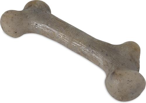 Show full view: Pet Qwerks Dinosaur BarkBone Bacon Flavor Tough Dog Chew Toy, Medium slide 4 of 9