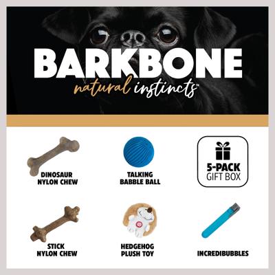 Show full view: Pet Qwerks Christmas Holiday Gift Box Dog Toy, Large slide 2 of 6