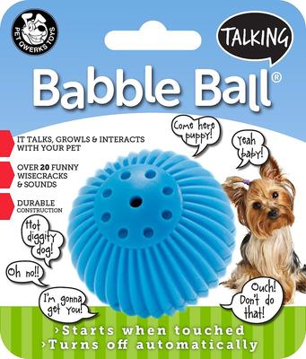 Show full view: Pet Qwerks Talking Babble Ball Dog Toy, Small slide 5 of 9