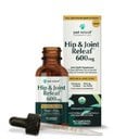 Pet Releaf Hip & Joint Releaf Organic Full Spectrum Hemp Extract Oil & Devils Claw Liquid Hip & Joint Health Supplement for Medium & Large Dogs, 1-fl oz bottle