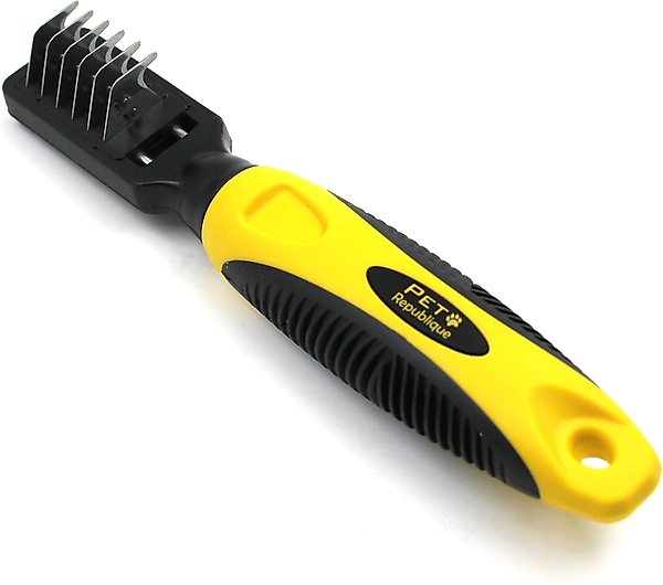 Show full view: Pet Republique Dematting Tool Short & Sharp Teeth Matt Splitters for Dogs & Cats slide 2 of 3