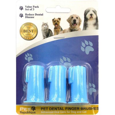 Pet Republique Pet Republique Dog & Cat Finger Toothbrush, 3 count