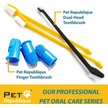 Show in main carousel: Pet Republique Dog & Cat Finger Toothbrush, 3 count slide 4 of 8