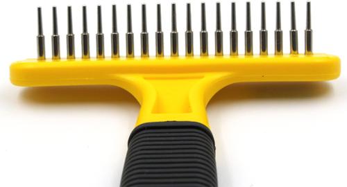 Show full view: Pet Republique Skin Safe Pin Design Dog Dematting & Undercoat Rake slide 4 of 6
