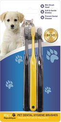 Pet Republique Small Dog & Cat Toothbrush, 3 count slide 1 of 3