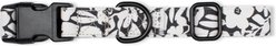 Pet Shop by Fringe Studio Charcoal Floral Dog Collar, Large: 16 to 26-in neck, 0.99-in wide