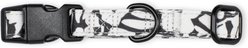 Pet Shop by Fringe Studio Charcoal Floral Dog Collar, Small: 9 to 13-in neck, 0.99-in wide
