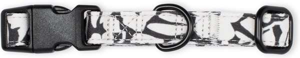 Show full view: Pet Shop by Fringe Studio Charcoal Floral Dog Collar, Small: 9 to 13-in neck, 0.99-in wide slide 1 of 1