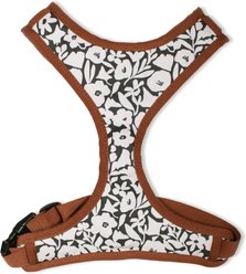Pet Shop by Fringe Studio Charcoal Floral Dog Harness, Medium: 17 to 22-in chest girth