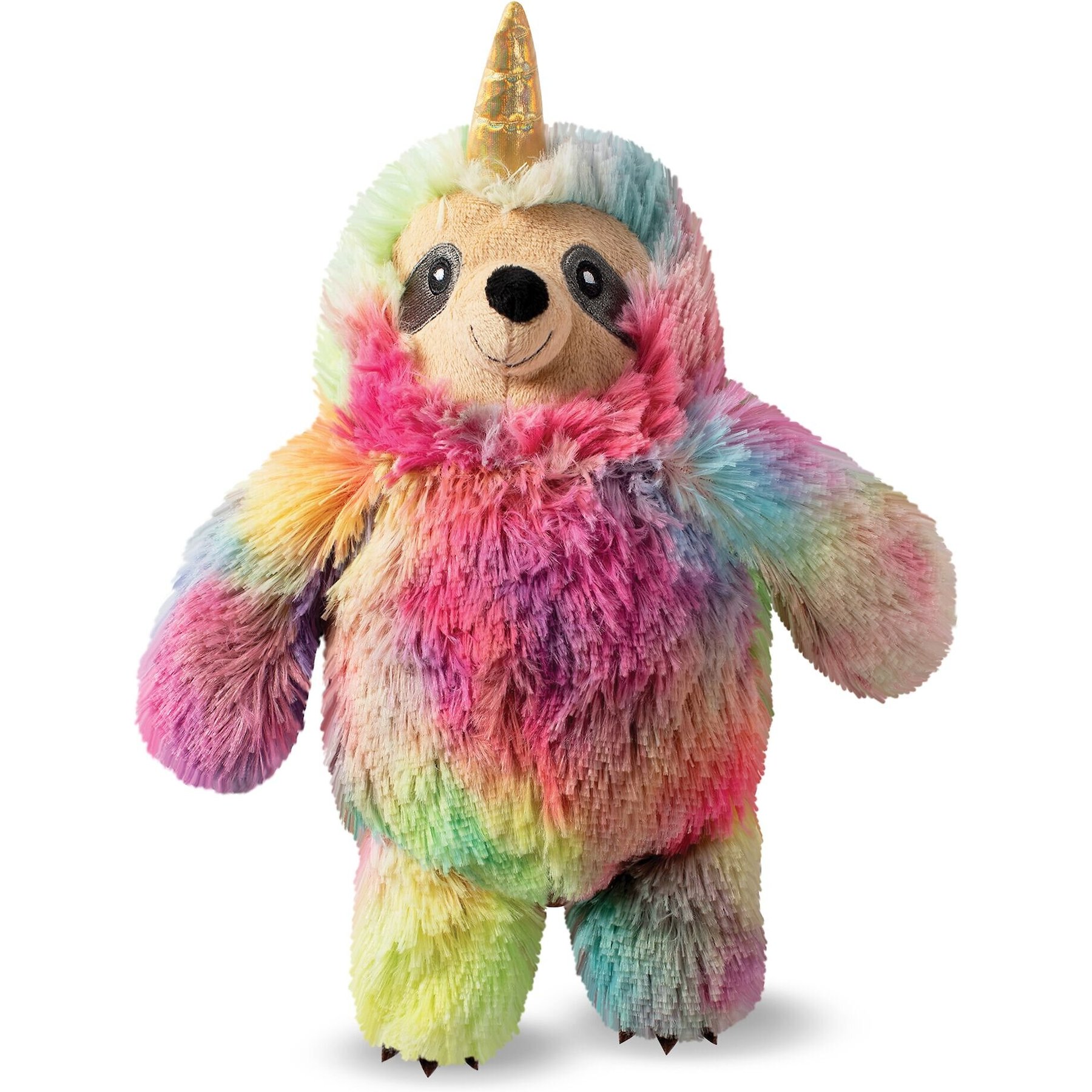 Fringe Studio Confetti Betti Slothicorn Squeaky Plush Dog Toy