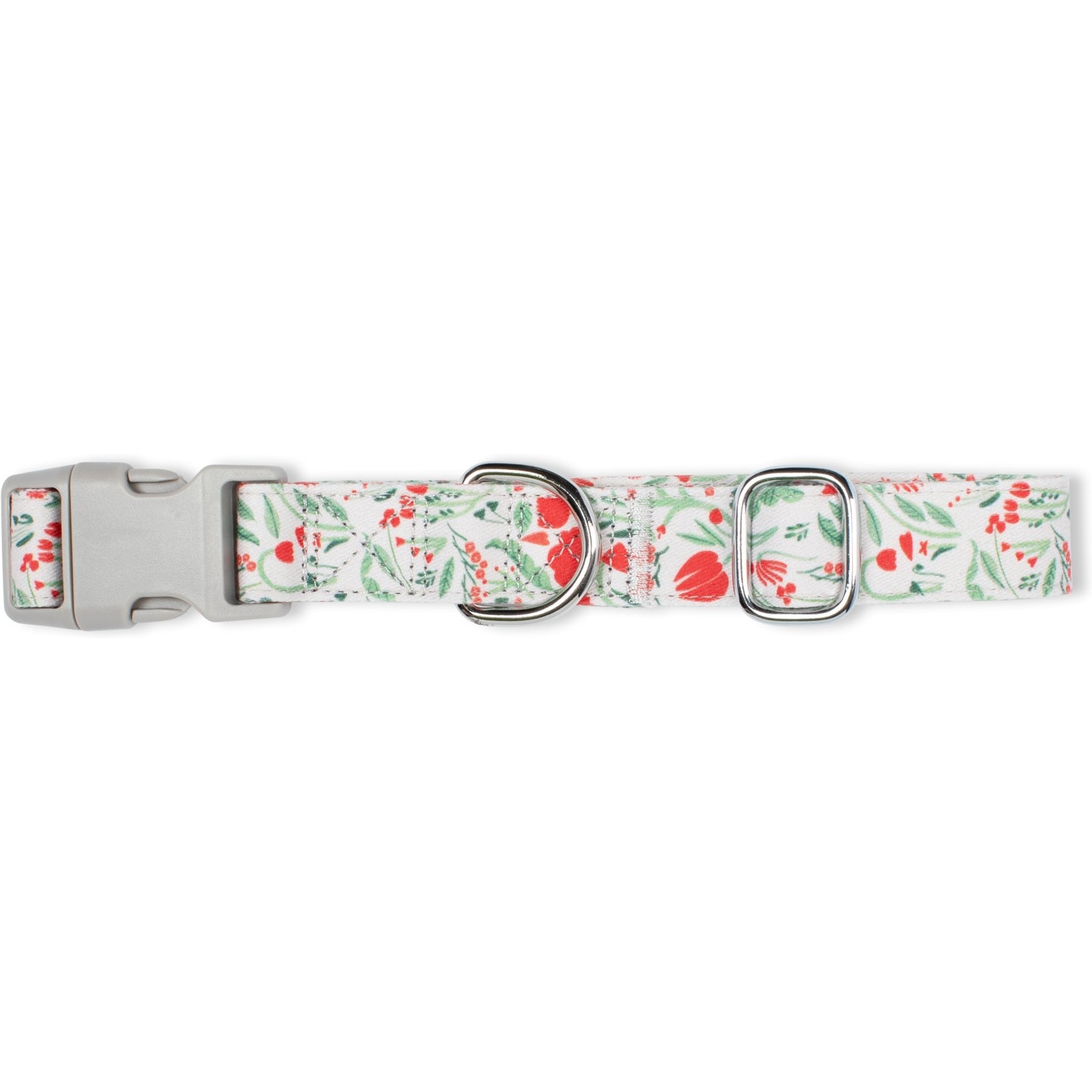 Fringe Studio Ditsy Floral Dog Collar, Large: 16 to 26-in neck, 0.99-in wide