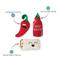 Show in main carousel: Pet Shop by Fringe Studio Hot & Spicy Small Dog Squeaky Plush Dog Toy, 3 count slide 3 of 3