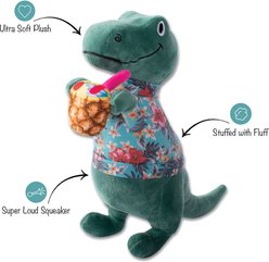 Pet Shop by Fringe Studio It's 5 O'Clock Somewhere Squeaky Plush Dog Toy slide 2 of 3