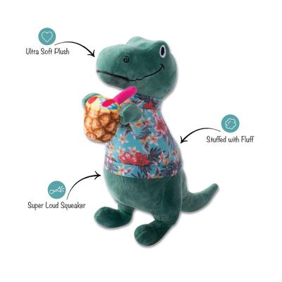 Show full view: Pet Shop by Fringe Studio It's 5 O'Clock Somewhere Squeaky Plush Dog Toy slide 3 of 5