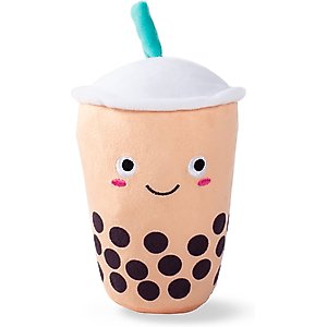 Pet Shop by Fringe Studio It's Boba Time Squeaky Plush Dog Toy