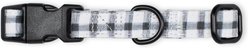 Pet Shop by Fringe Studio Painted Gingham Dog Collar, Small: 9 to 13-in neck, 0.99-in wide