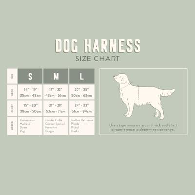 Show full view: Pet Shop by Fringe Studio Painted Gingham Dog Harness, Small: 14 to 19-in chest girth slide 2 of 3