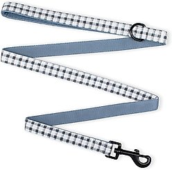Pet Shop by Fringe Studio Painted Gingham Dog Leash, 4-ft long, 0.78-in wide